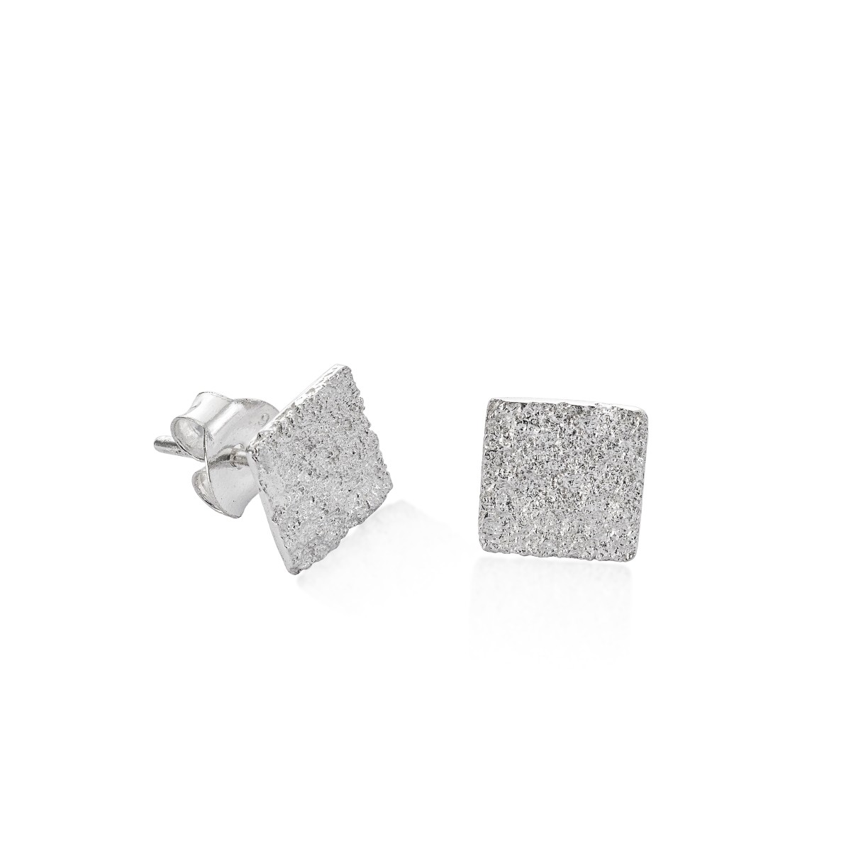 Square earrings Lava