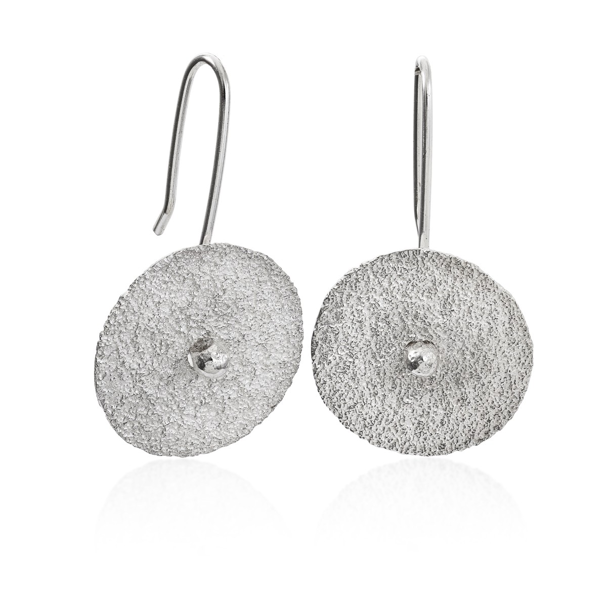 Round earrings Pol Lava