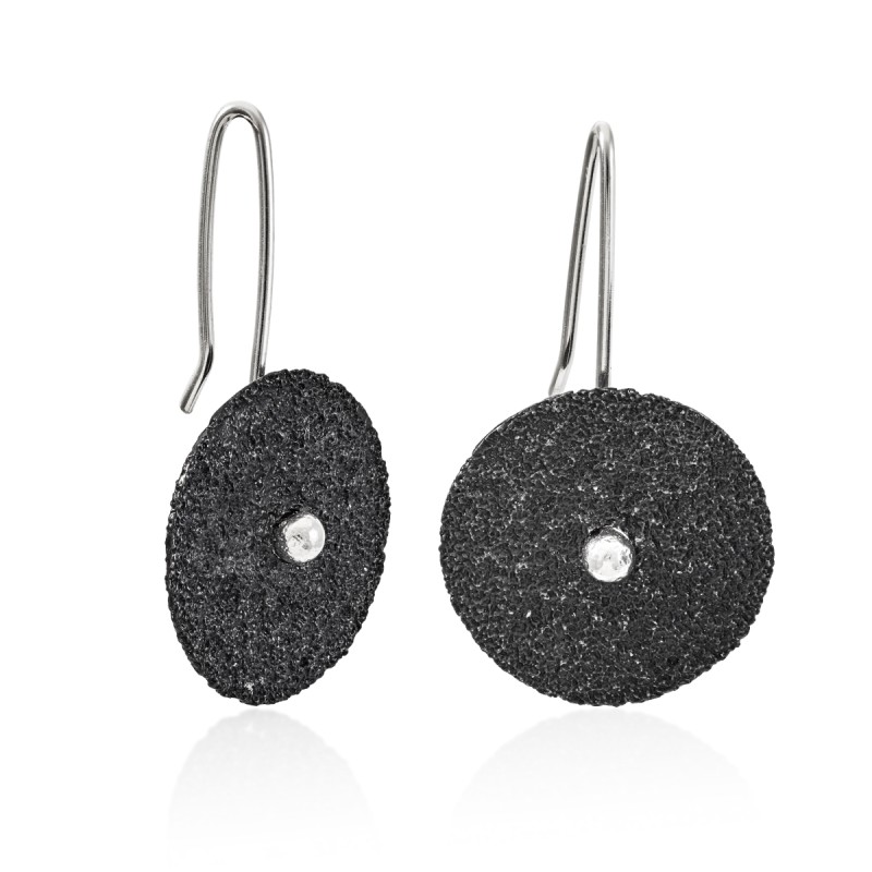 Round earrings Pol Lava 2