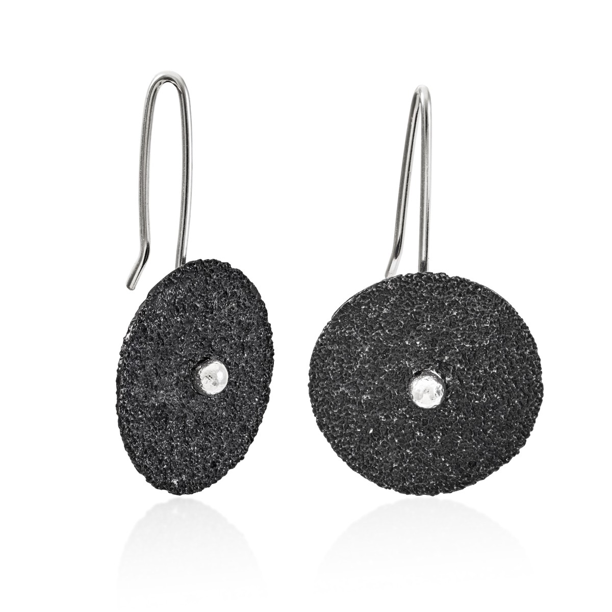 Round earrings Pol Lava