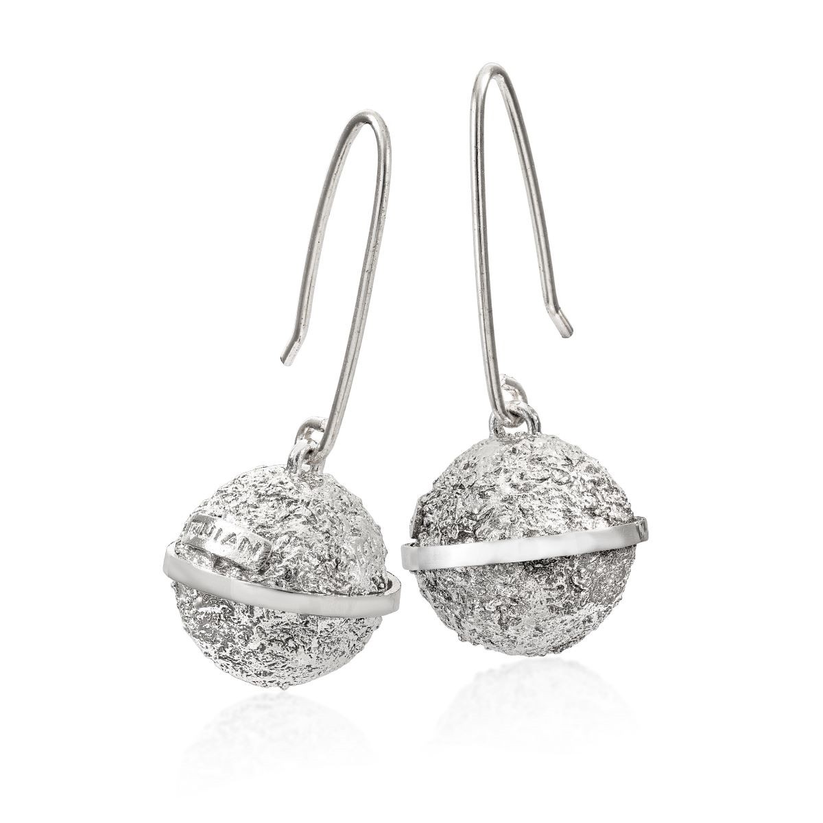 Ball earrings Lava