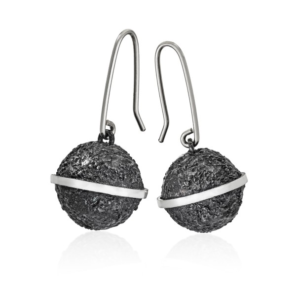 Ball earrings Lava