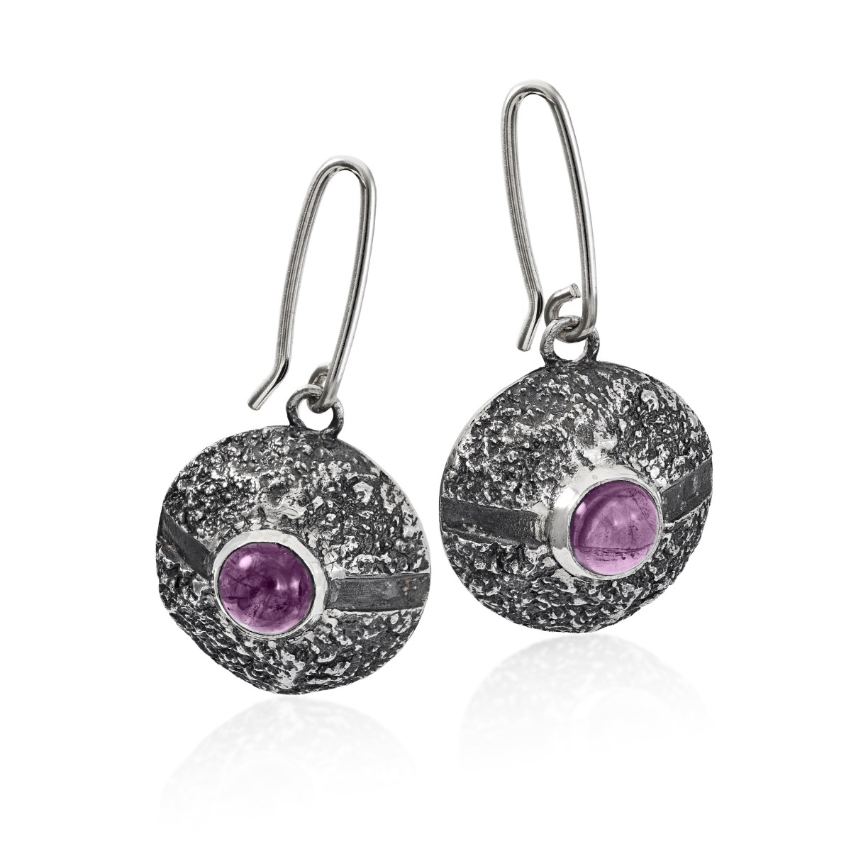 Stone earrings Lava