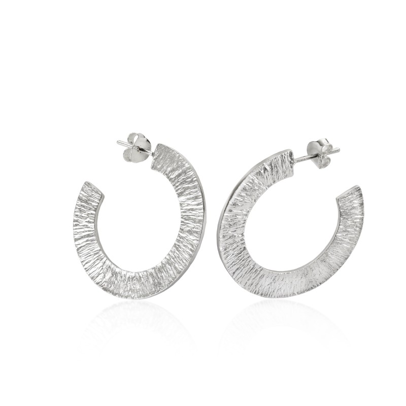 Pendientes Martelé medianos