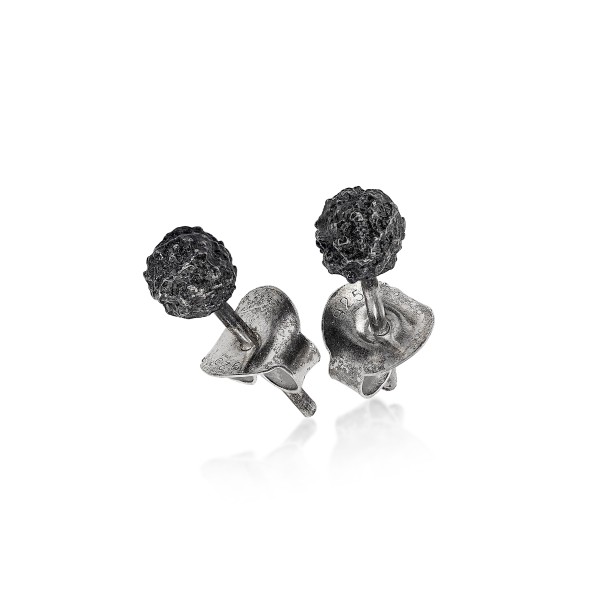 Small ball earrings Lava