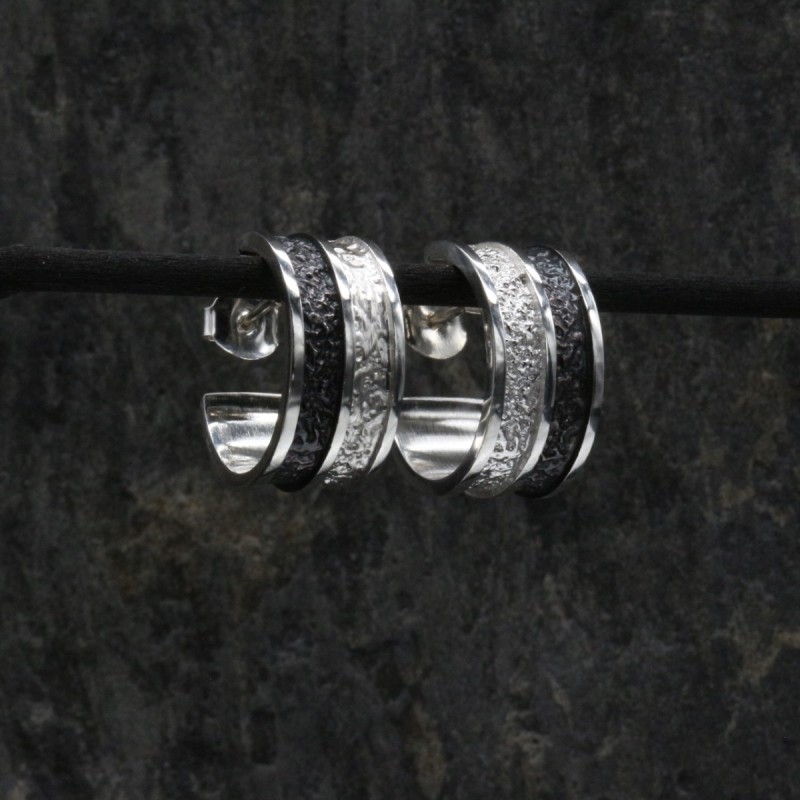 Hoop earrings Bicolor 2