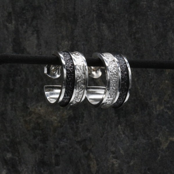 Pendientes Bicolor aro