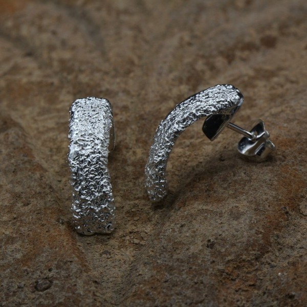 Pendientes Lava medio aro