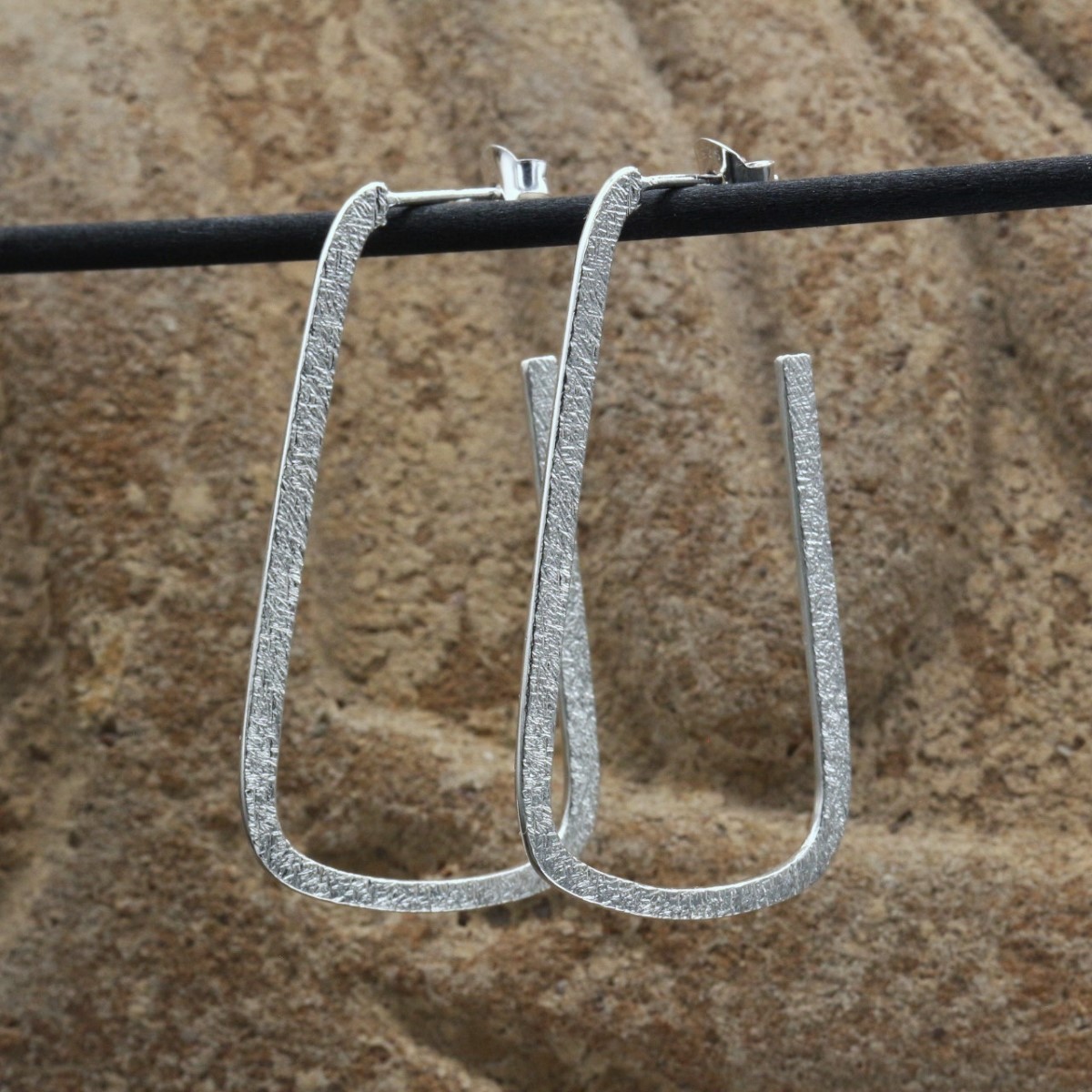 Rectangular earrings Básicos