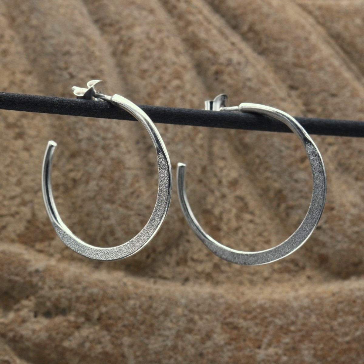 Round earrings Bàsicos