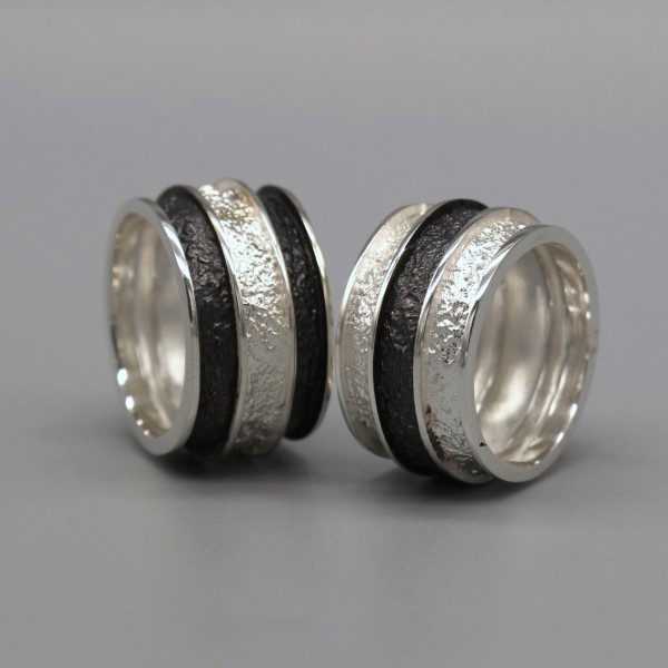 Anillo Bicolor triple