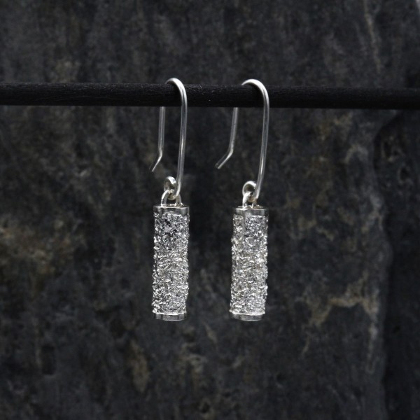 Pendientes Lava tubo pequeño