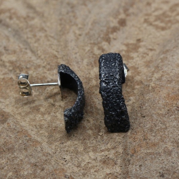 Pendientes Lava medio aro