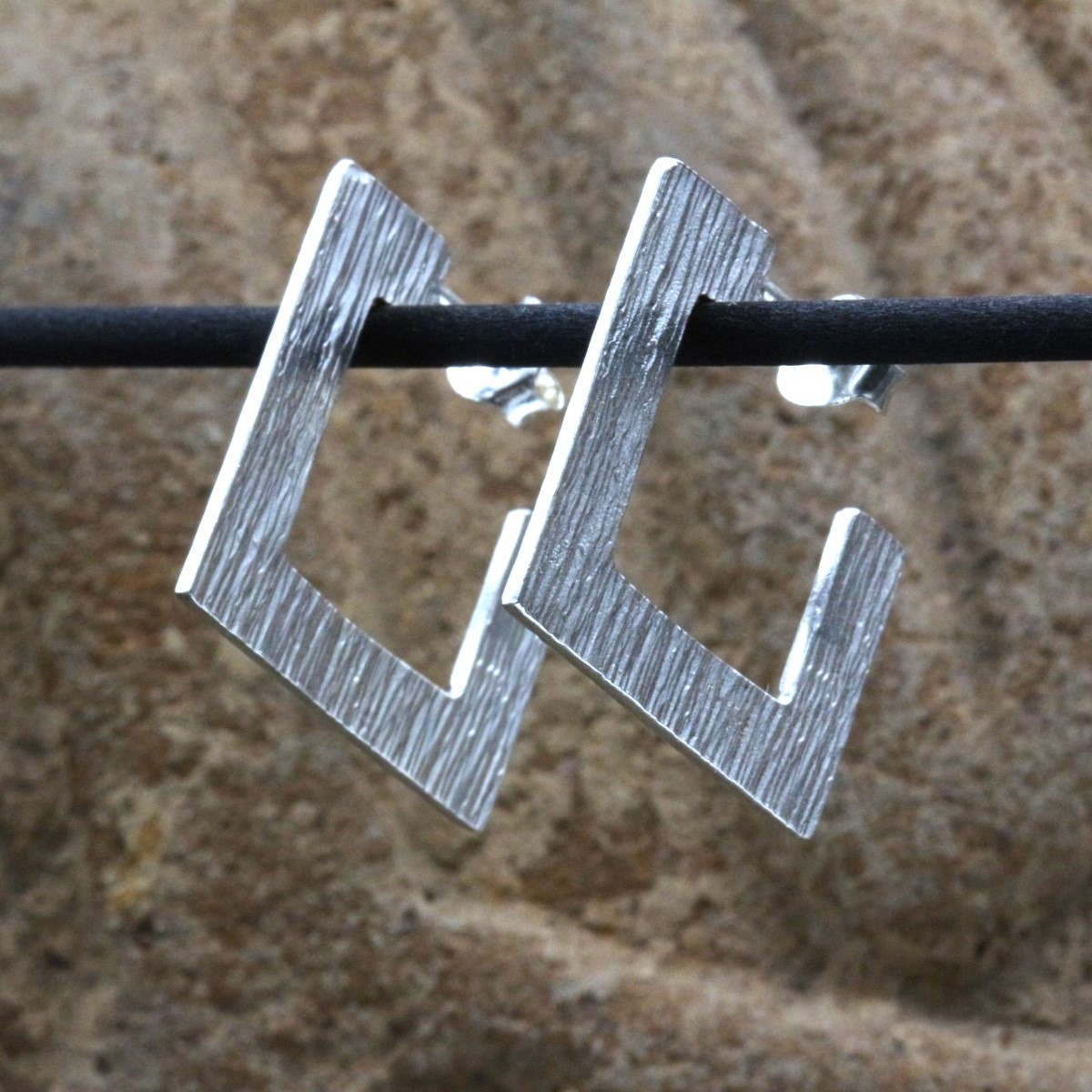 Square earrings Martelè