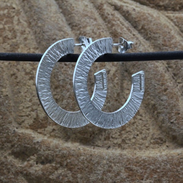 Pendientes Martelé medianos