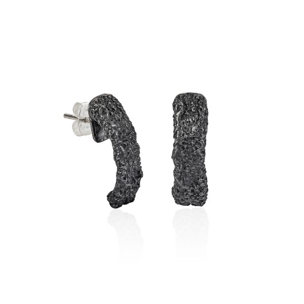 Half hoop earrings Lava