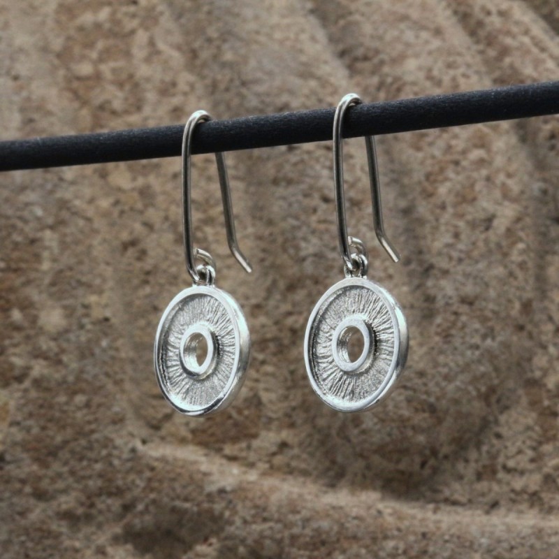 Pendientes Sol mini gancho 2