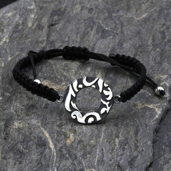 Sueños macrame donut bracelet