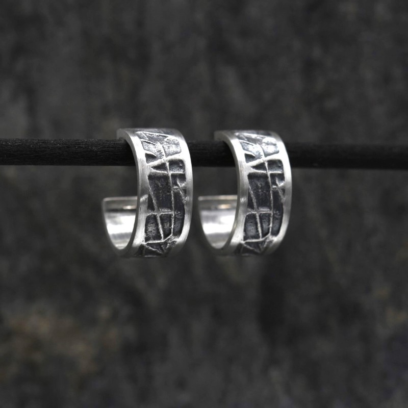 Small hoop earrings TM 2