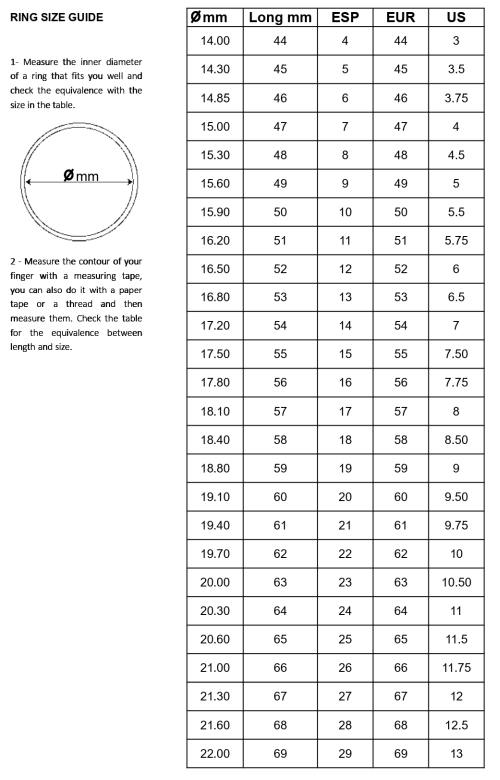 Ring Size Guide